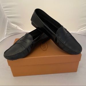 J.P. Tod’s Black Driving Moccasins
